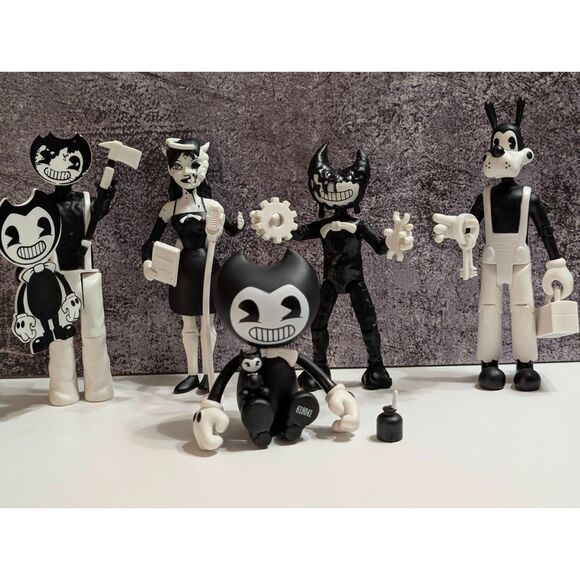 Lot of 5 Bendy and the Ink Machine Action Figures - Series 1! NWOB - Picture 1 of 11
